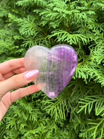 Rainbow Fluorite Heart Bowl