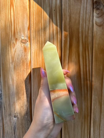 Small Green Onyx Tower (Opt 2)