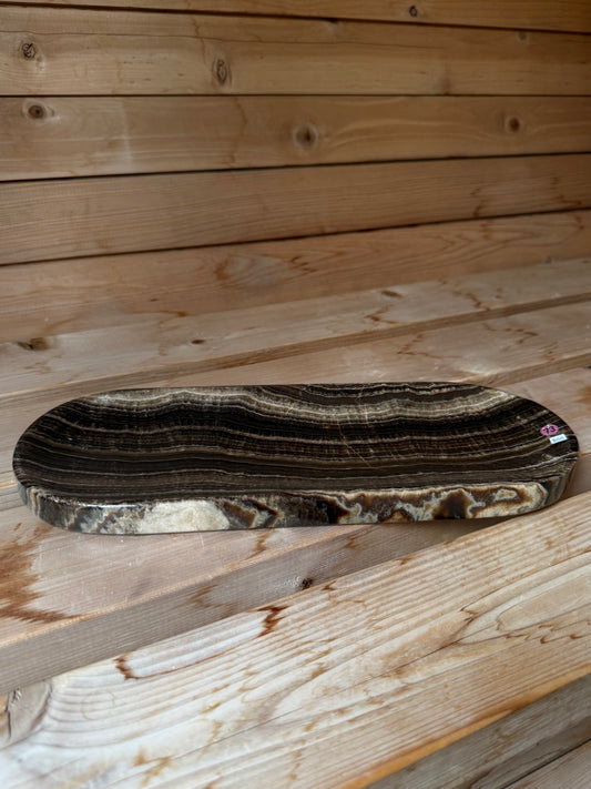 Chocolate Onyx Oval Dish (Opt 73)