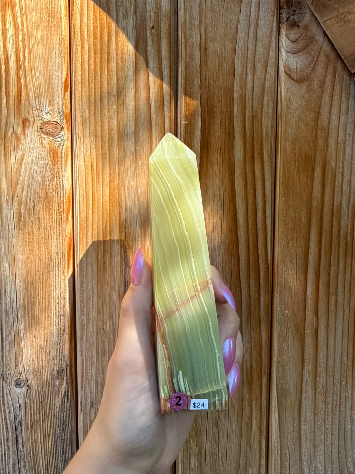 Small Green Onyx Tower (Opt 2)